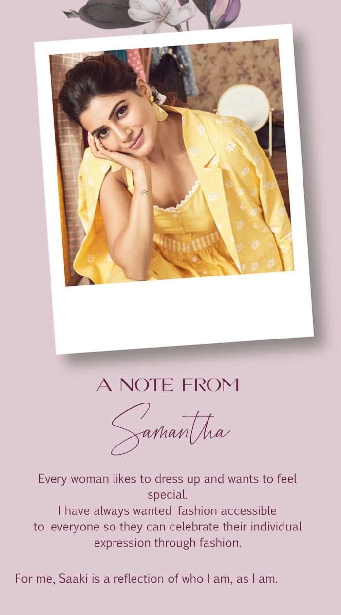 Samantha Akkineni Latest Photoshoot For Her Own Clothing Line Saaki! More  Pics👉  #SamanthaAkkineni #Saaki…