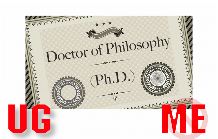 phd in india without masters