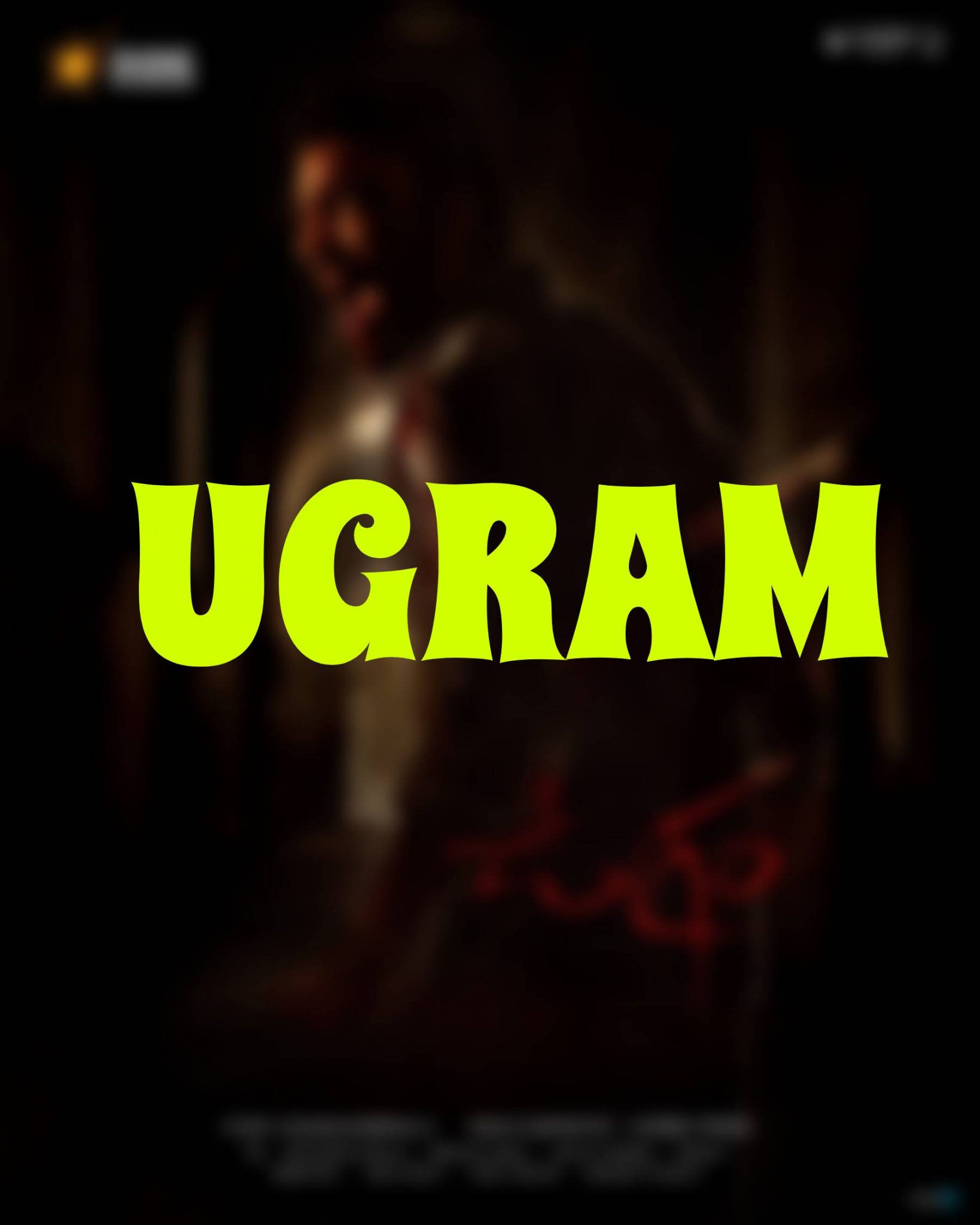 Ugram Movie (2023) Cast Trailer First Look Poster OTT Release